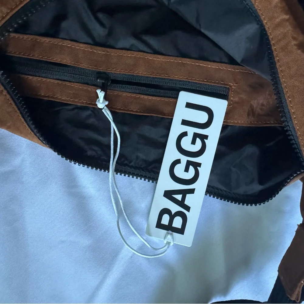 Baggu Crescent Large Brown Bag - Picture 8 of 8